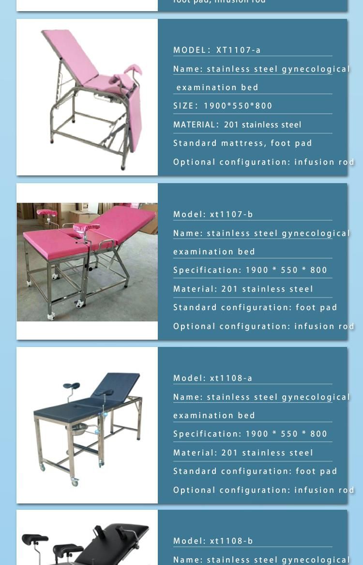 Cheap Sale! ! ! ! Hospital Surgical Use Gynecological Bed Xt1106-B