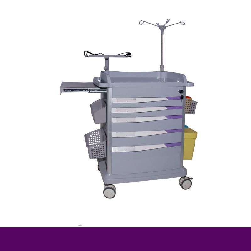 Rh-C181 Hospital ABS Emergency Trolley