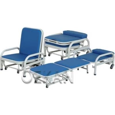 Durable Hospital Furniture Folding Transfusion Chairs Medical Infusion Recliner Chair with Side Rails