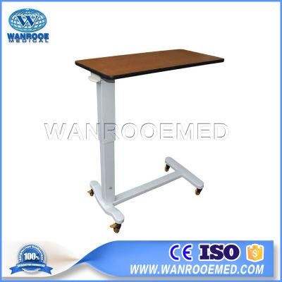 Bdt001b Medical Height Adjustable Hospital Side Over Bed Dining Table