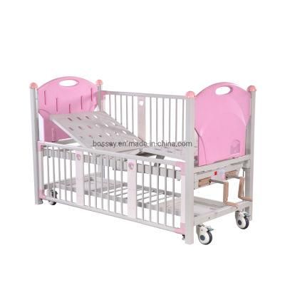 Medical One Function Manual Epoxy Painted Steel Children Bed for Hospital
