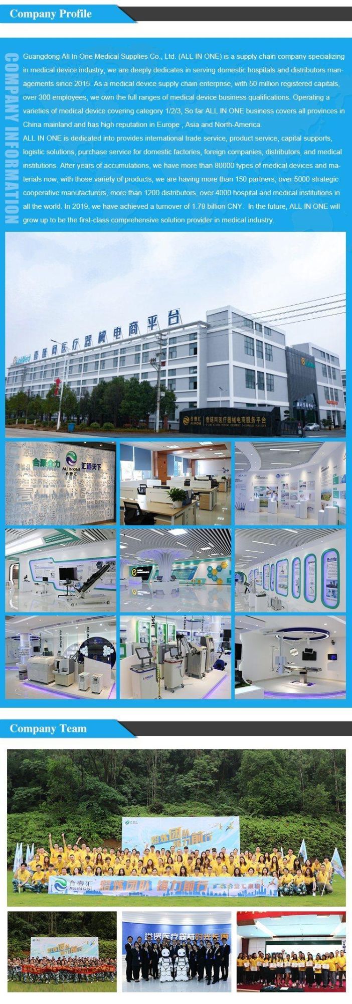 Cheap Pirce Nursing Hospital Multifunction Home Care Bed Falt Manual Homecare Bed Without Wheel