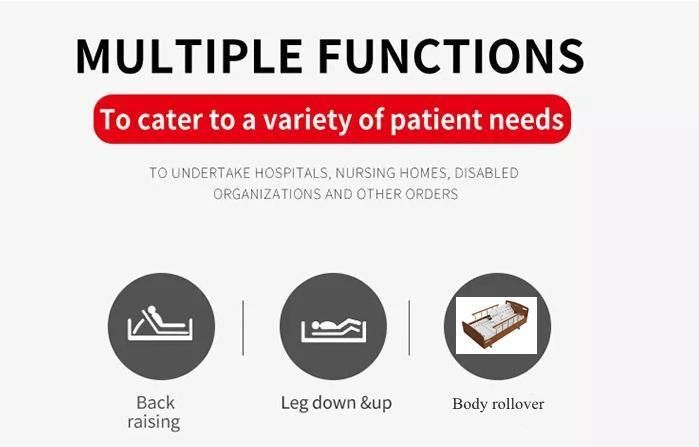 Best Professional and Safe Multi-Function Electric Medical Hospital and Home Nursing Bed