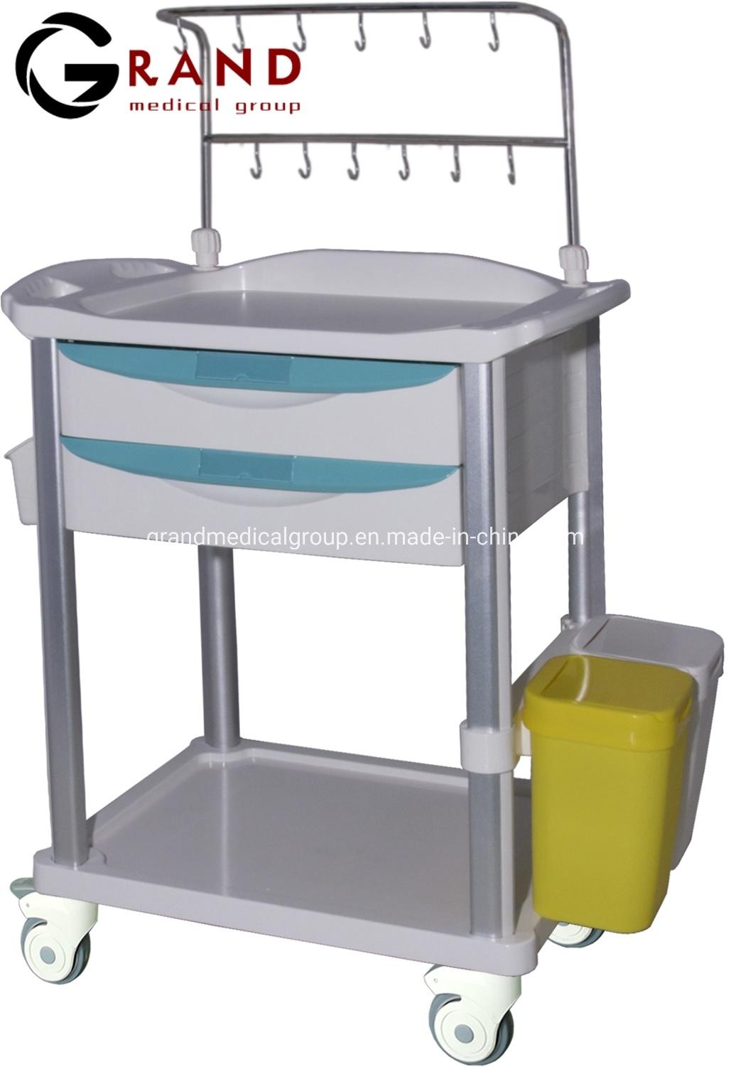 Medical Cart Medical Trolley Surgical Trolley with Drawers High Quality Hospital Trolley Medical Use ABS Infusion Trolley Cart