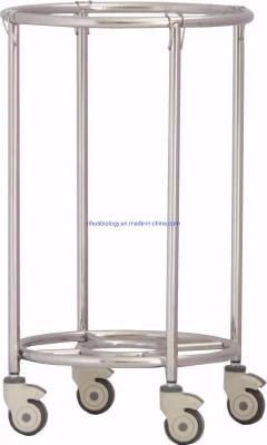 Hospital Column Trolley Medical Supply for Dirt Cloths