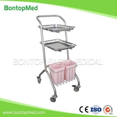 Hospital Instrument Trolley Metal Medical Movable Therapy Treatment Trolley