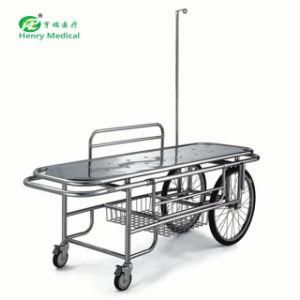 Medical Equipment Stainless Steel Stretcher Emergency Strencher Trolley (HR-115)