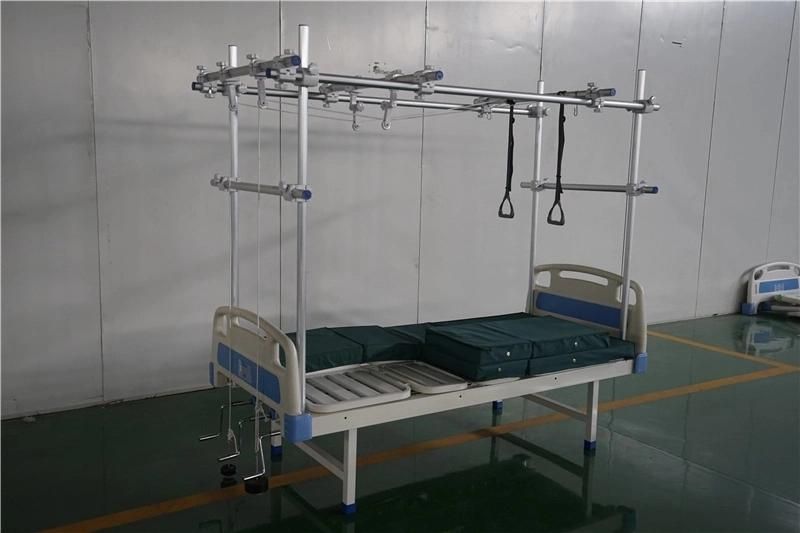 OEM Hospital Equipment ABS Hospital Bed Orthopedic Four Cranktraction Medical Nursing Bed