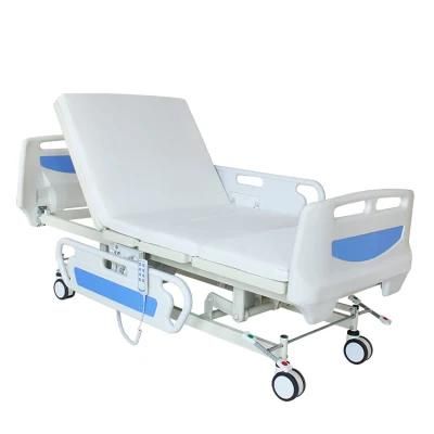 Hospital Medical Furniture Adjustable 3 Functions Patient Electric Bed Prices