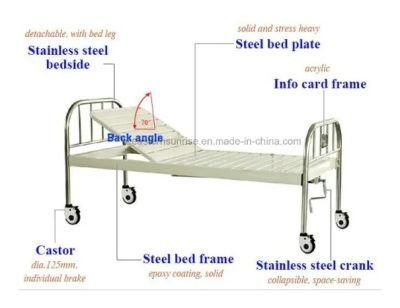 One Crank Manual Hospital Bed