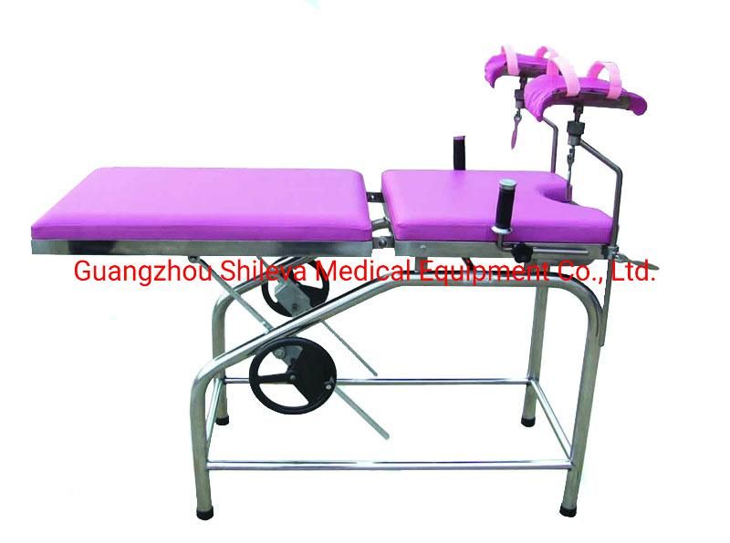 Factory Price Ce Manual Hospital Bed / Adjustable Operating Table