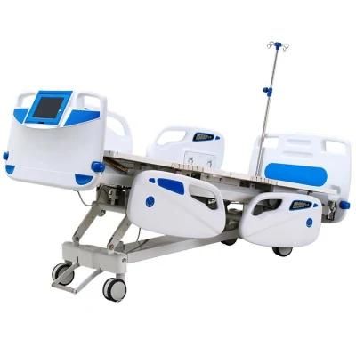 ABS Plastic Side Rail ICU Clinic Multi 5 Function Hospital Equipment Medical Electric Lifting Bed