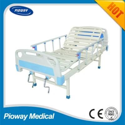 Hospital ABS Bed, with Guardrail, Two Crank (PW-B01)