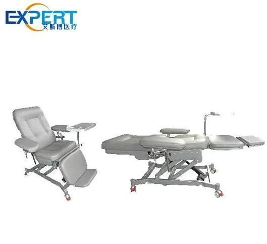 Hospital Furniture Cheap Blood Donation Dialysis Treatment Mobile Electric Blood Donor Drawing Hemodialysis Dialysis Chair