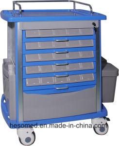 HS-PMT001A2 Hospital Double Side Medicine Trolleys Used Medication Carts