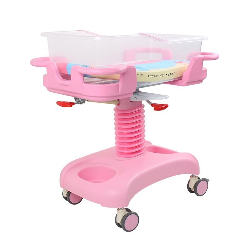HS5183A Three 3 Functions ABS Height Adjustable and Mobile Baby Care Nursing Crib Bed