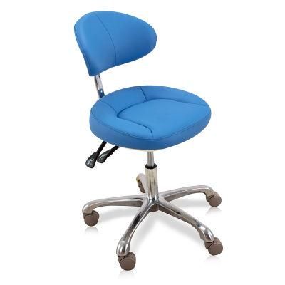 Advanced Standard Mobile Dental Saddle Chair Stool Unit Rolling Stool