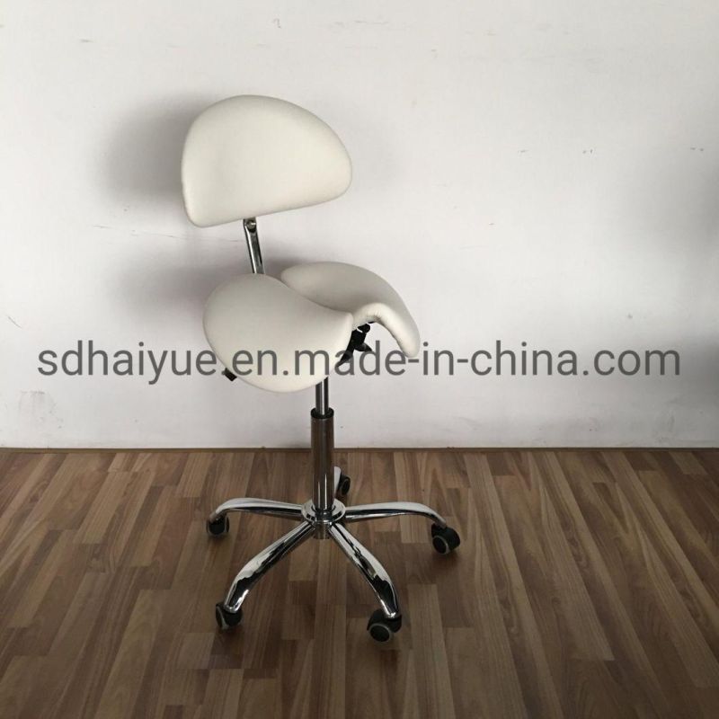 Ergonomic Split Saddle Seats Hospital Medical Stool Dental Assistant Chair