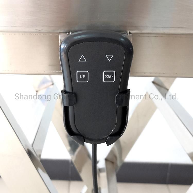 Customized Electric Adjustable Height High Strength 304 Stainless Steel Pet Examination Table for Veterinarian