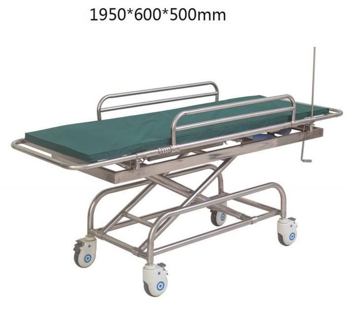Metal Stainless Steel Hospital Medical Ambulance Patient Emergency Stretcher Trolley