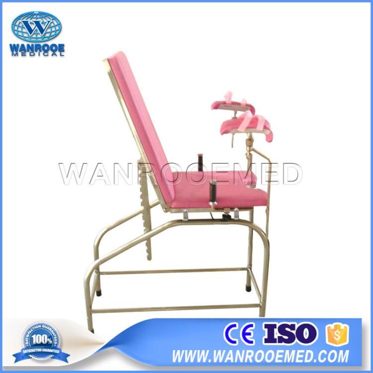 a-2005ca Mutifunction Manual Adjustable Gynecology Operation Women Exam Table for Delivery