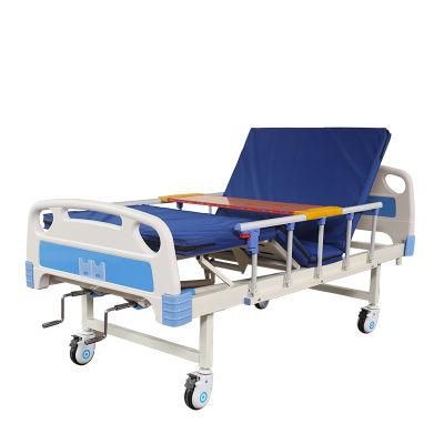 Bestseller Good Price Hospital Furniture Manufacturers 2 Functions Two Cranks Manual Hospital Bed