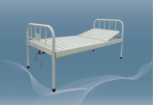 Manual Hospital Stainless Steel Head Single Crank Bed Hot Sale
