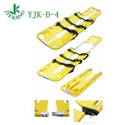 Cheap Hospital Emergency Lightweight Folding Scoop Stretcher with Straps