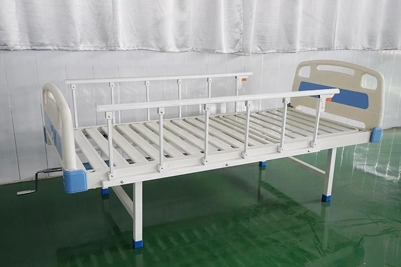 Hopsital Equipment ABS Hanging Head Strip Style Single Shake Bed Manual Clinic Patient Bed One Crank Hospital Beds Medical Bed