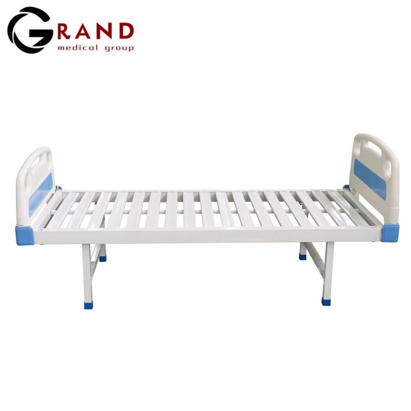 Cost-Effective Hospital Furniture Economic ABS Hanging Head Strip Style Single Shake Nursing Patient Bed