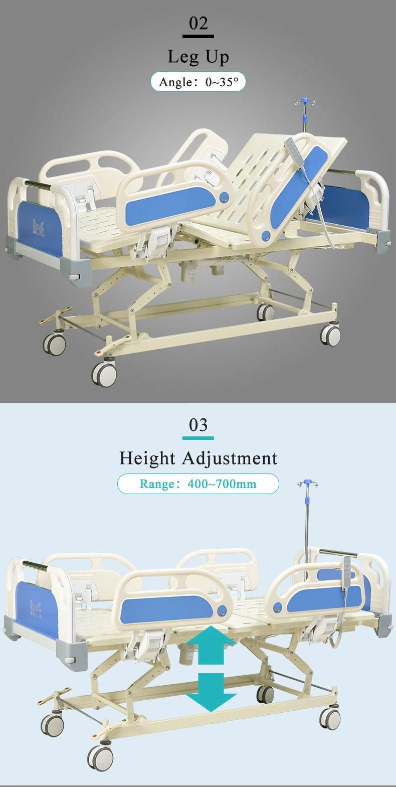 ICU Electric Hospital Bed Five Funcion Medical Bed