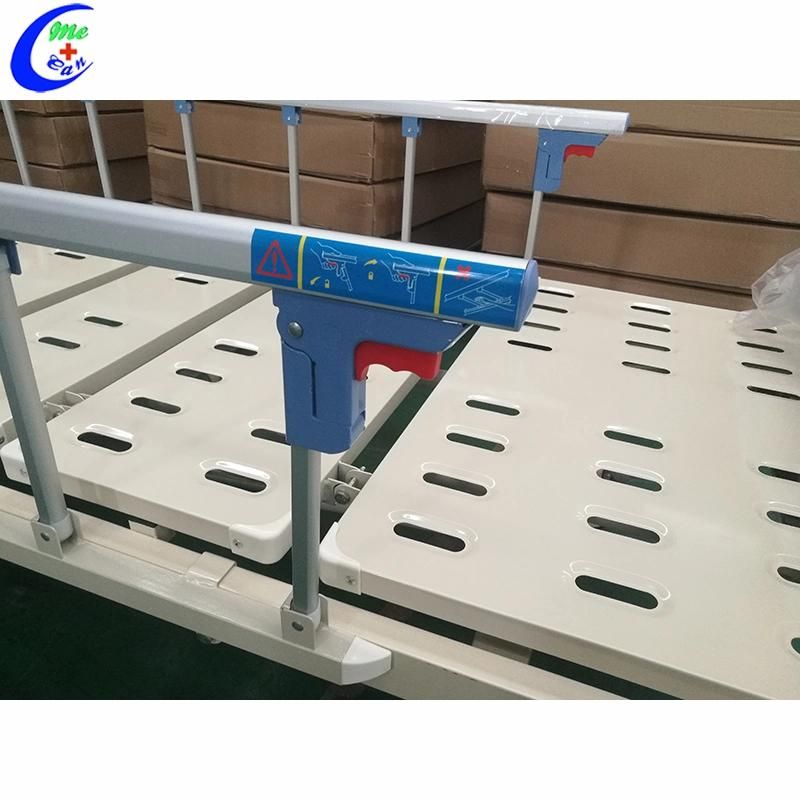 Hospital Furniture ABS Two Crank Manual Hospital Bed