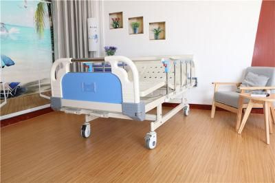 Cheap Price Metal Simple Used Manual Nursing Hospital Sick Bed for Sale