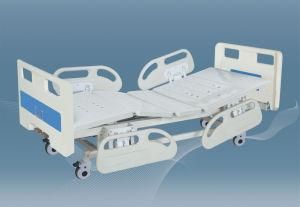 Hospital 2 Crank Manual Nursing Medical Bed Good Quality