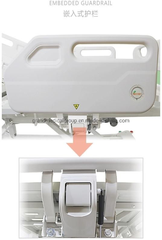 Manual-Adjustment Factory Price Hospital Patient Bed Hospital Equipment Home Care