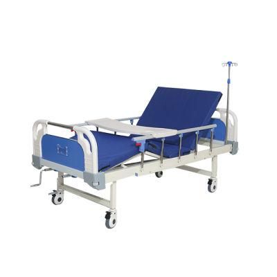 Hot Sale 2 Cranks Handle Control Cheap Beds for Sale Hospital Beds Medical Bed