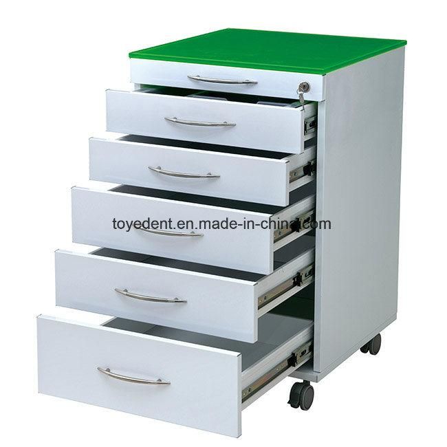 Movable Save & Durable Dental Cabinet Medical Furniture