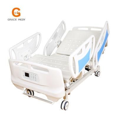 A01-1 Hospital Medical Surgical Six Function Adjustable ICU Electric ICU Patient Nursing Care Bed with Weighing Scale