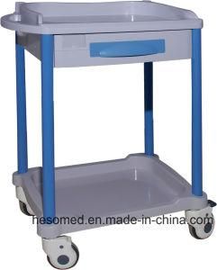 HS-PMT006D Hot Sale Cheap Hospital ABS Plastic Medicine Trolleys