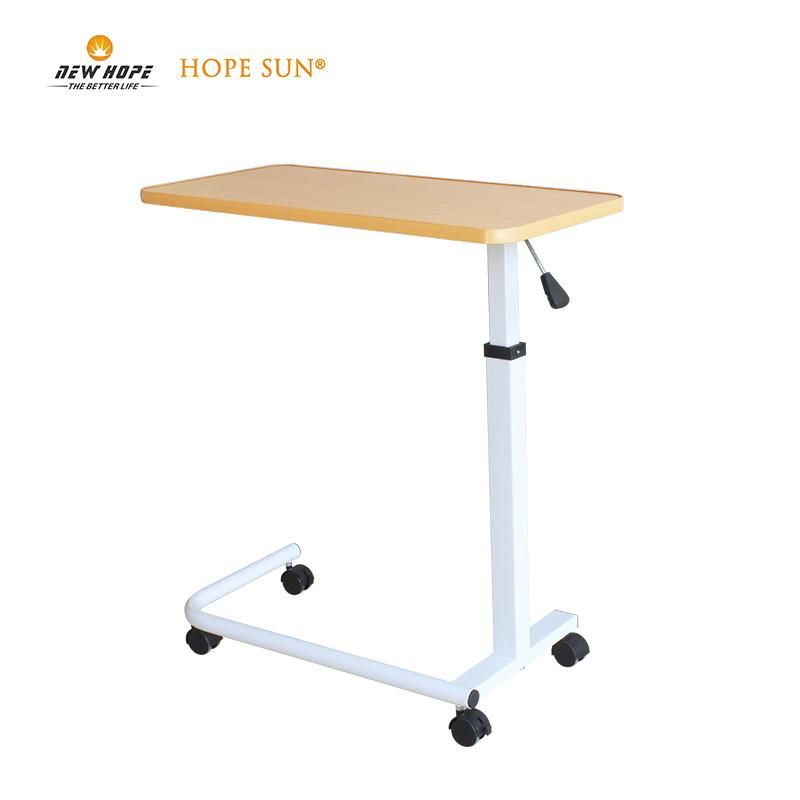 HS5514 Hospital Furniture Overbed Moveable Bedside Over Bed Table