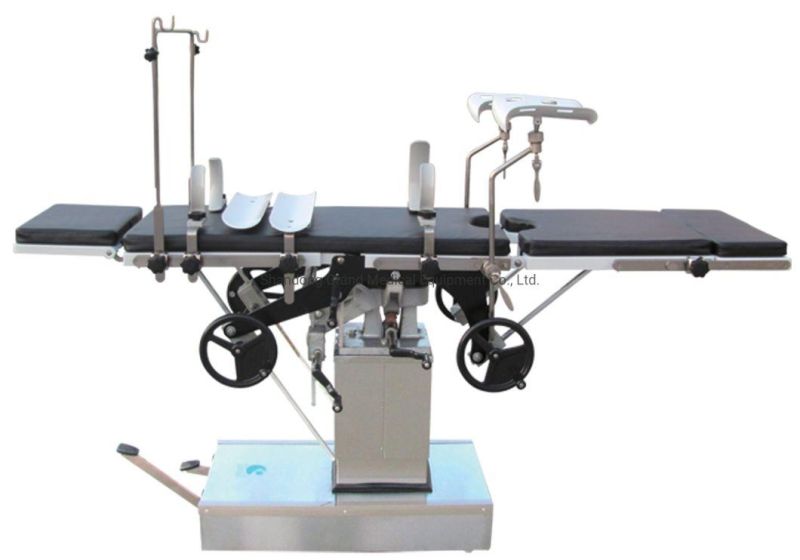 Grand Pure Hydraulic Otolaryngology Medical Ot Table Hospital Surgical Operation Bed Wooden Case CE Operating Table