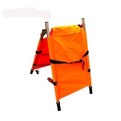 Medical Stretcher Used for Hospital, Orange Color