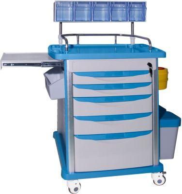 Mn-AC001 CE&ISO Approved 750*475*930mm Anesthesia Trolley