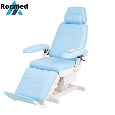 Hospital Electric Mobile Patient Couch Blood Donor Donation Hemodialysis Chair