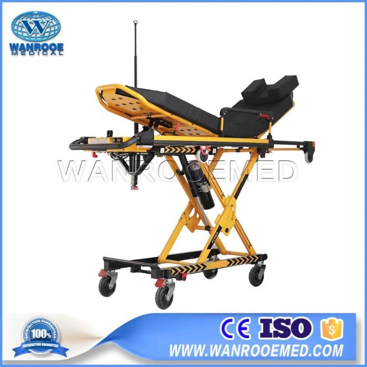 Ea-3ad Hospital Collapsible First Aid Transport Patient Ambulance Stretcher Trolley
