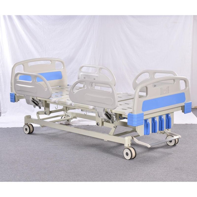 Medical Hospital Bed Electric 5 Crank 5 Functions Electric Hospital Bed ICU Nursing Hospital Bed for Patients