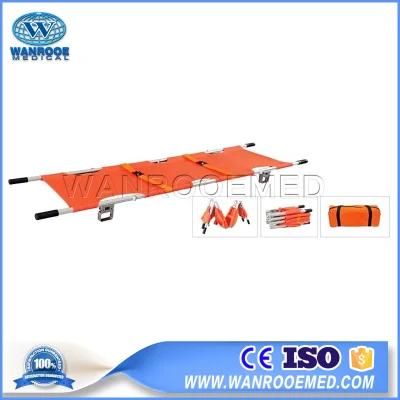 Ea-1d5 Hospital First Aid Aluminum Alloy Folding Patient Stretcher