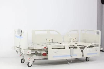 Medical Equipment Hospital Furniture Five Function Electric ICU Bed with Scales System