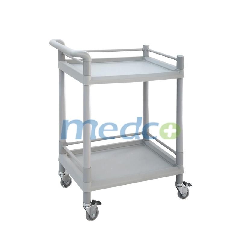 High Quality Manufacturer ABS Plastic Clinic Trolley Nursing Trolley