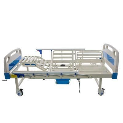 Five Function Manual ICU Hospital Bed with CE Certificate